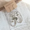 boucles d oreilles fleurs argent