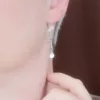 boucles d'oreilles pendantes argent