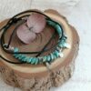 bracelet pierre turquoise véritable