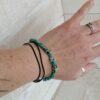 bracelet pierre turquoise véritable